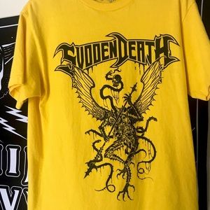 SVDDEN DEATH yellow short sleeved shirt